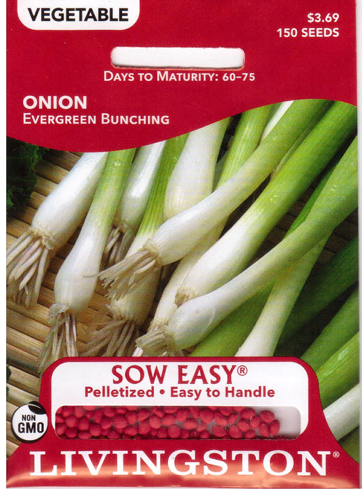 Evergreen Bunching Onion - Pelletized Seed