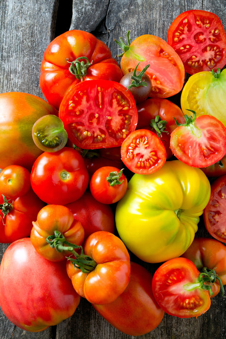 Organic Tomato Seeds — USDA Certified Heirloom Mix (100 seeds)