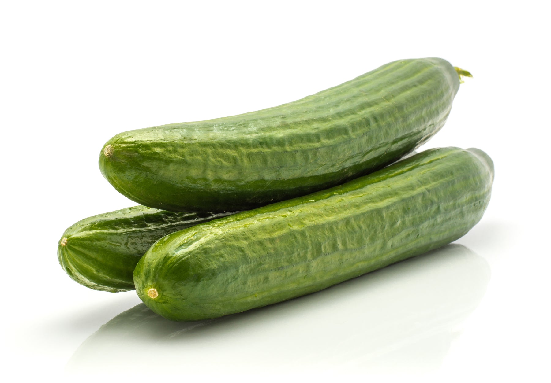 3 Burpless Cucumbers stacked