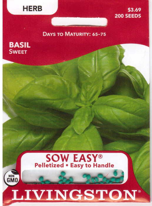 Sweet Basil - Pelletized Seed