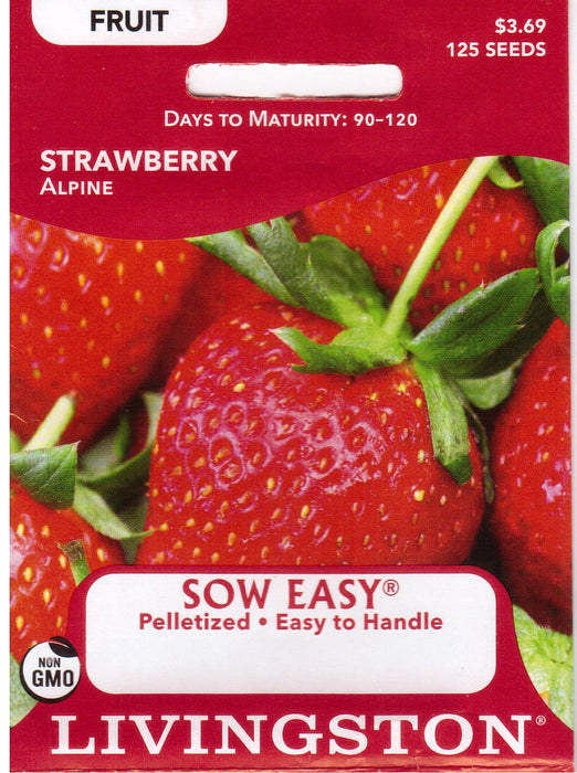 Alpine Strawberry - Pelletized Seed