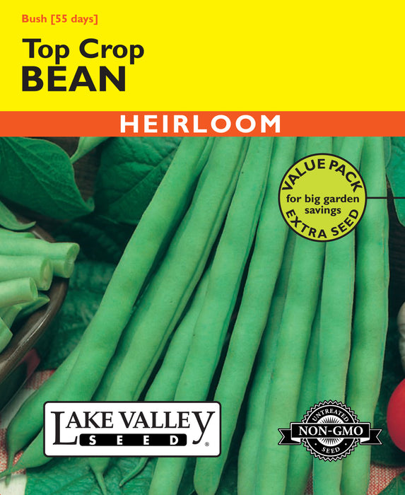 Top Crop Heirloom Bush Bean (Value Pack)