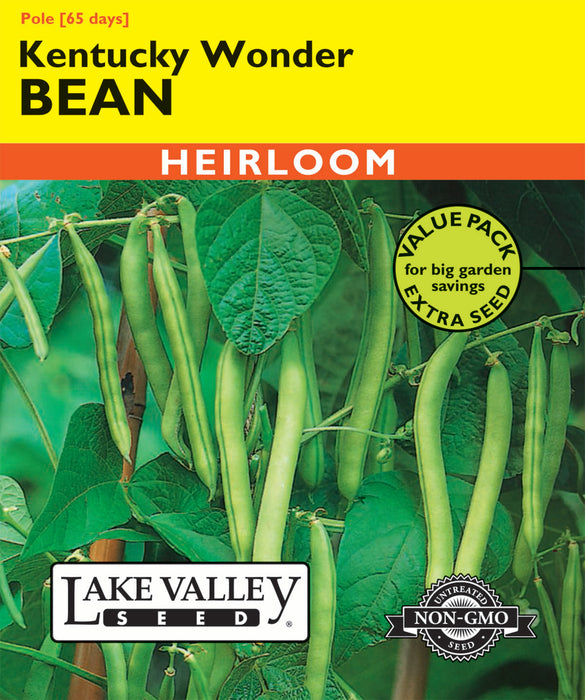 Kentucky Wonder Pole Bean (Value Pack)