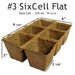 CowPots 6 Cell, 3" Square, (3 Ct)