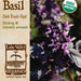 Organic Purple Dark Opal Basil