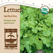 Organic Green Salad Bowl Lettuce - 6' Seed Tape