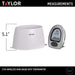 Taylor Wireless Rain Gauge with Thermometer