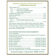 espoma organic palm-tone plant food Espoma Palm-Tone (4 Lb) — Rohrer Seeds
