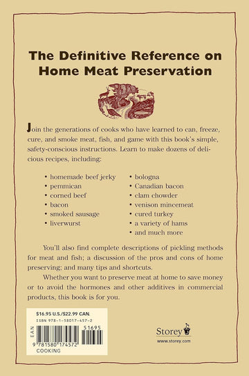 A Guide to Canning, Freezing, Curing, Smoking Meat, Fish & Game By Wilbur F. Eastman