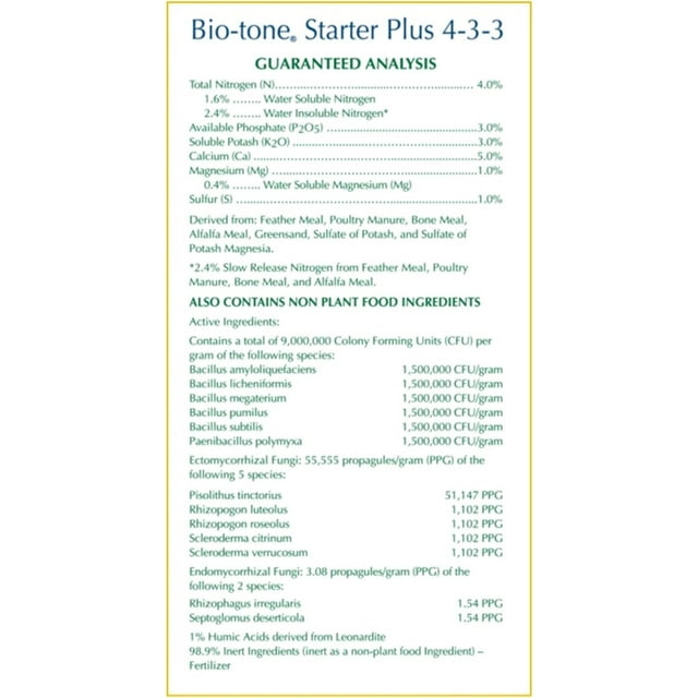 Espoma Bio-Tone Starter Plus (8 Lb)