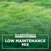 Low Maintenance Grass Seed - This Beautiful Blend of Hard Fescue, Chewing Fescue, Creeping Fescue, and Perennial Rye Grass Requires Minimal Maintenance Throughout The Year