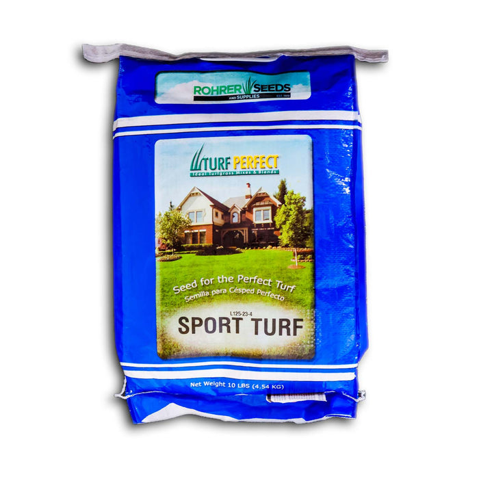Sport Turf Rye Grass Seed Blend - A Balanced Blend of Fine Bladed, Turf-Type, Perennial Ryegrass That Will Grow Fast and Fill In Beautifully Across Your Entire Lawn.