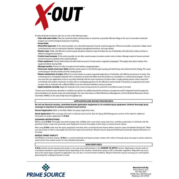 x-out herbicide Ike's X-Out Weed and Grass Killer Concentrate 1 qt