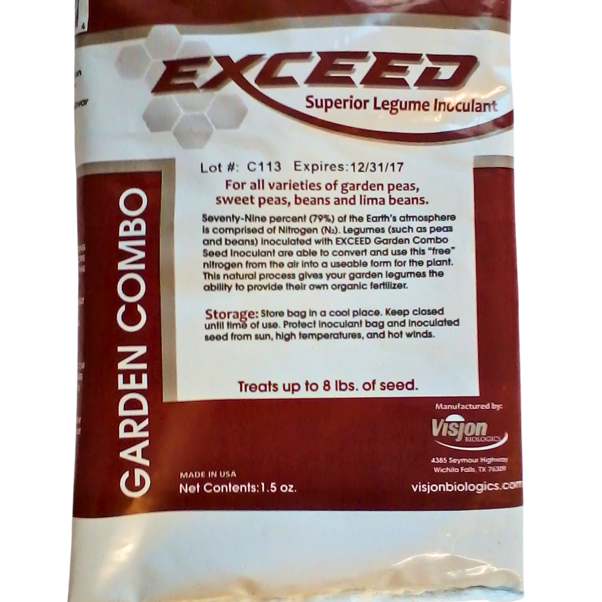 garden seed inoculant Exceed Garden Combo Inoculant Omri