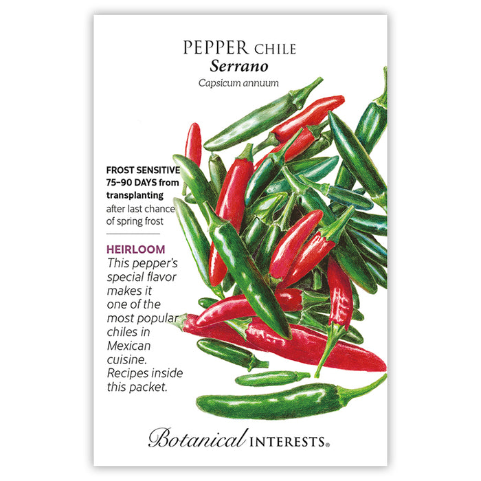 Serrano Chile Pepper (Pkt)