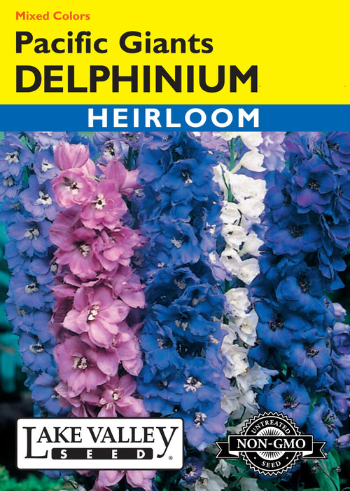 Pacific Giants Delphinium Mixed Colors (pkt)