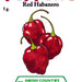 Organic Hot Pepper Seeds - USDA Red Habanero (30 Seeds)