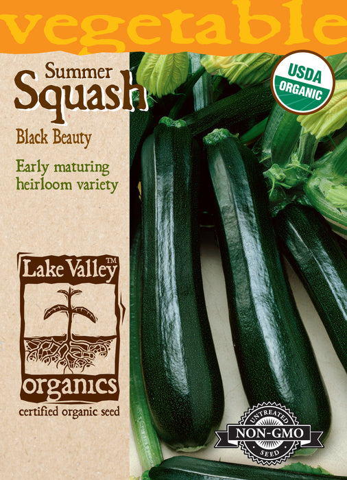 Organic Black Beauty Zucchini
