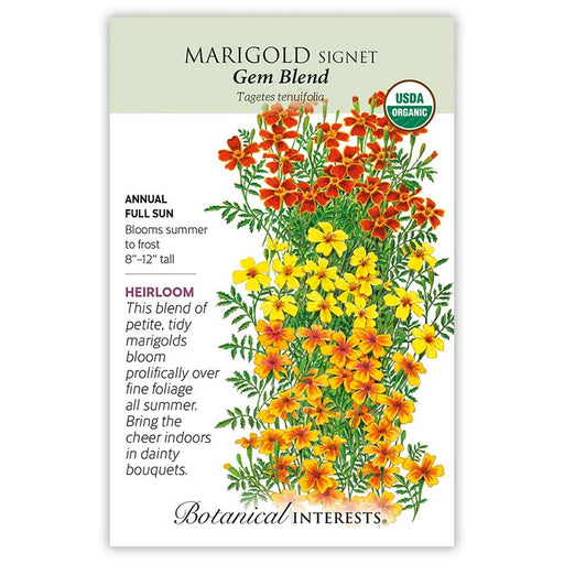 marigold seeds price Gem Blend Signet Marigold Seeds