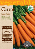 Organic Scarlet Nantes Carrot (Pkt)