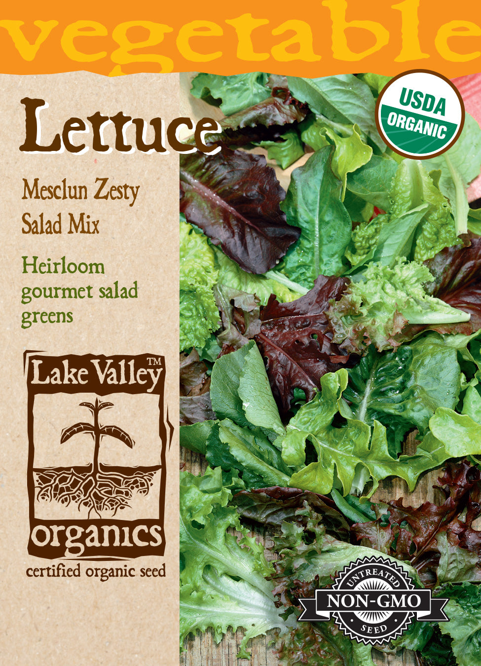 Organic Mesclun Zesty Salad Mix (Pkt) | Seeds
