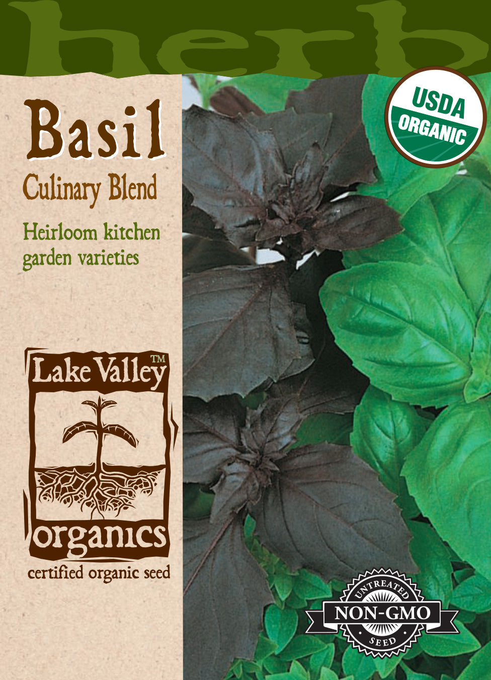 Organic Culinary Blend Basil — Rohrer Seeds