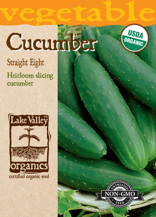 Organic Straight Eight Cucumber (Pkt)