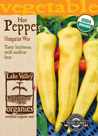 Organic Hungarian Hot Wax Pepper (Pkt)