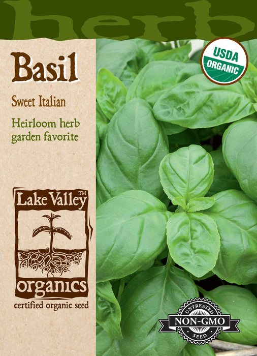 Organic Basil - Sweet Italian (Pkt)