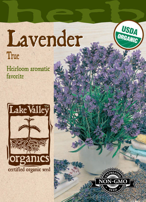 organic english lavender seeds Lake Valley, Lavender, True Organic