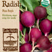 Organic Plum Purple Radish (Pkt)