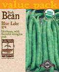 Organic Blue Lake 274 Bush Bean (Pkt)