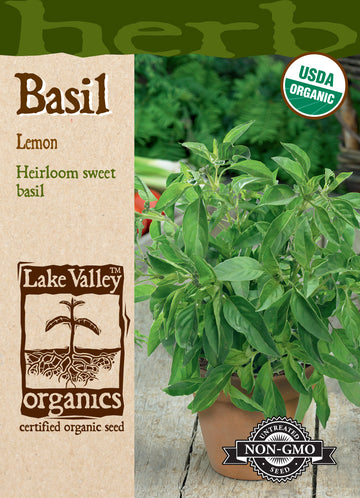 Organic Basil - Lemon (Pkt)