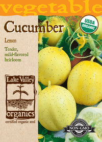 Organic Lemon Cucumber (Pkt)
