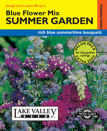 Summer Garden Mixture, All Blue (Value Pack)