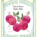 Baby Ball Beets seed packet artwork.