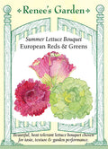 Summer Bouquet Lettuce (European Reds & Greens)