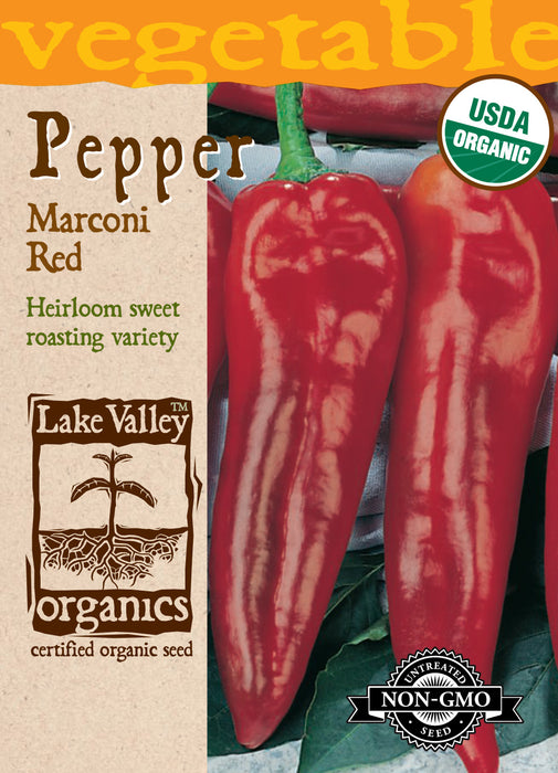 Organic Marconi Sweet Pepper