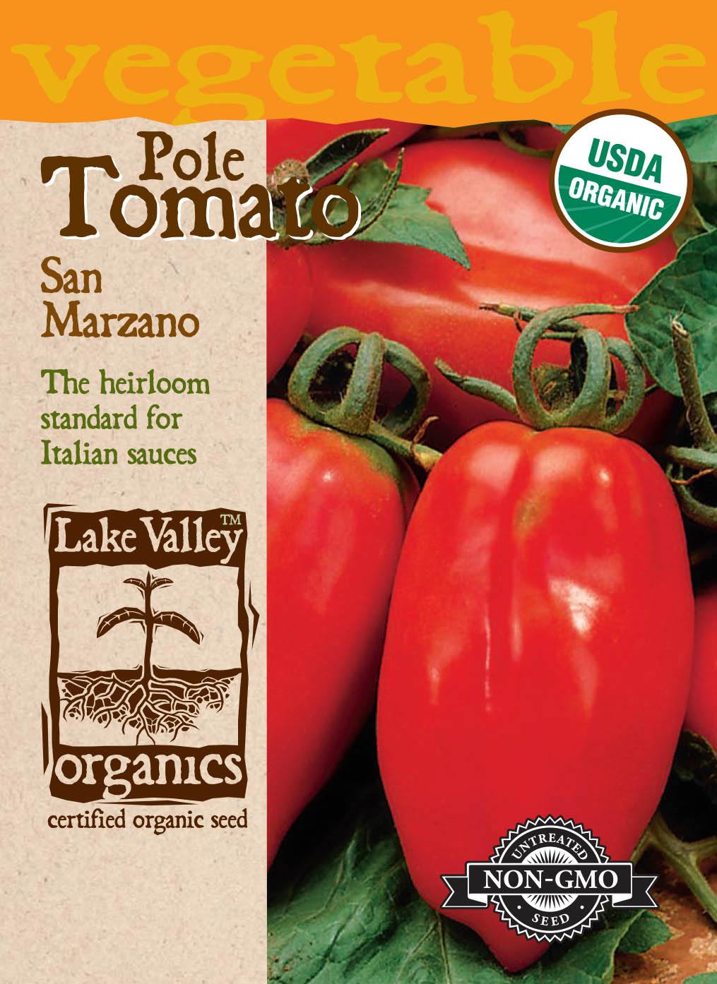 Organic San Marzano Tomato (Pkt) — Rohrer Seeds