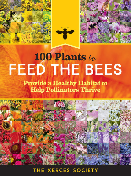 Picture of the cover of 100 plants to feed the bees book