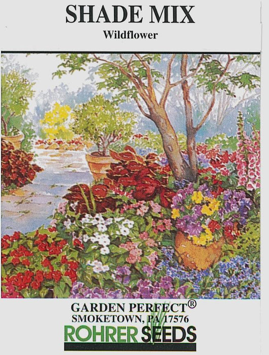 shade garden seeds Shade Flower Seed Mix — Rohrer Seeds