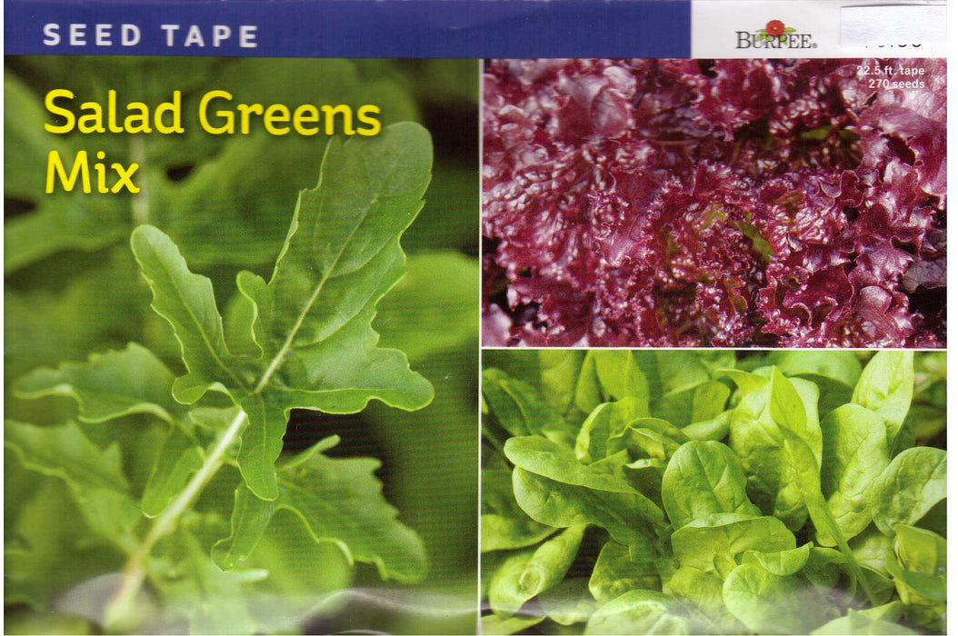 Salad Greens Mix - Seed Tape