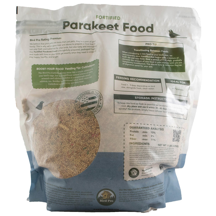 Bird Pro Fortified Parakeet (5 lb) — Rohrer Seeds