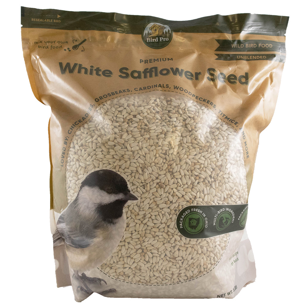 bird seed for garden birds Bird Pro Premium White Safflower Wild Bird Seed 20lb
