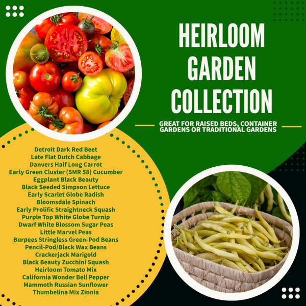Heirloom Garden Collection, 8000+ Seeds