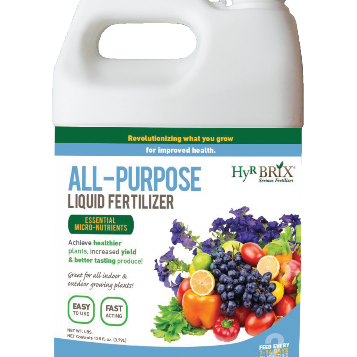 liquid fertilizer for fruit plants Hyr Brix All Purpose Liquid Fertilizer (1 gal) — Rohrer Seeds