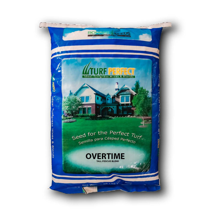 Overtime Tall Fescue Grass Seed - A Drought Resistant, Deep Rooting, Durable Blend To Handle All That Life Can Throw It's Way