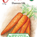 Organic Carrot Seeds - USDA Danvers 126 (500 Seeds)