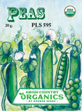Organic PLS 595 Peas (Pkt)