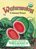 Organic Crimson Sweet Watermelon (Pkt)